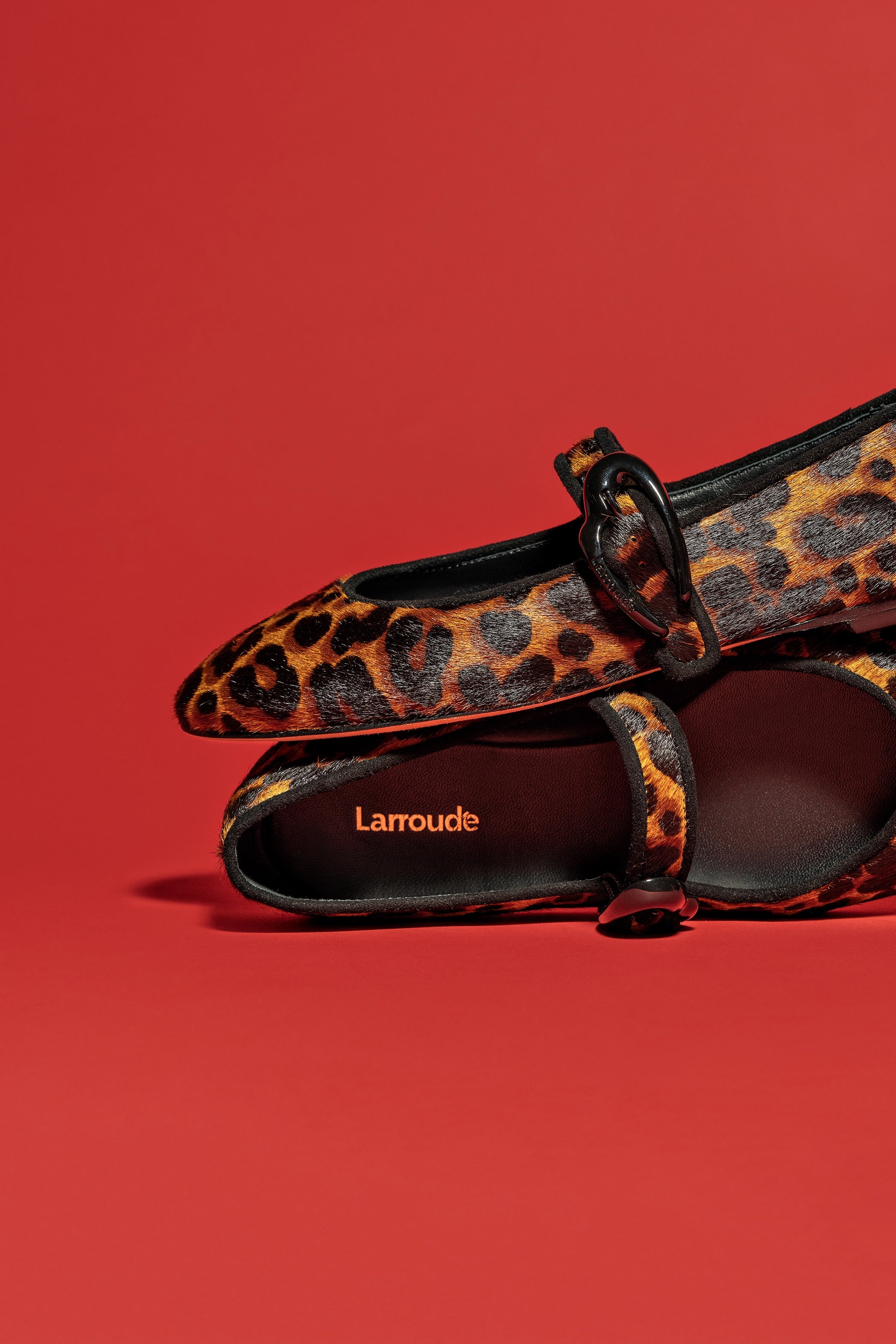 Verona Leopard Print Calf Hair Ballet Flats - Women's Comfortable Slip-On Shoes for Work, Office & Casual Outfits