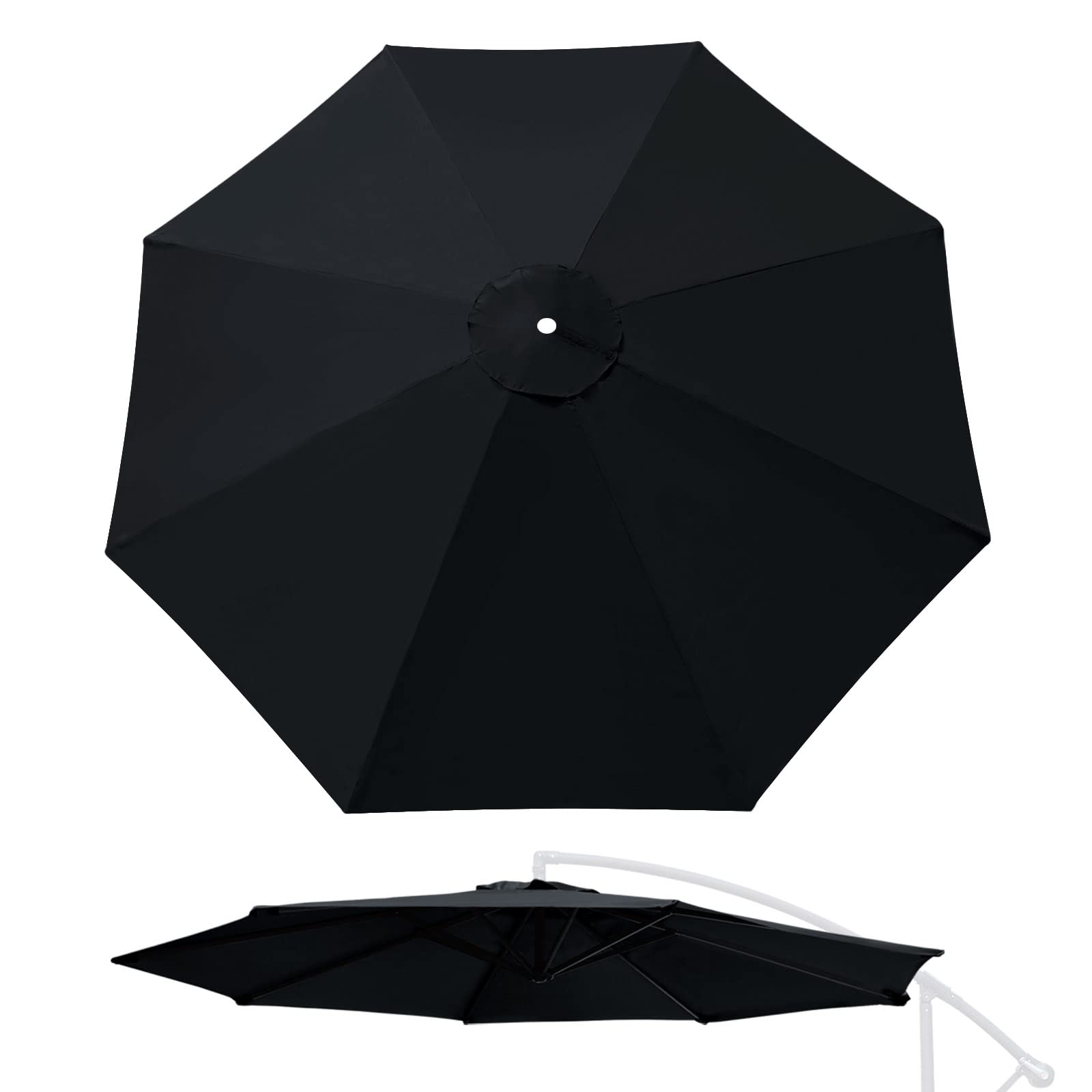YardGrow 10ft Cantilever Umbrella Canopy Replacement - Outdoor Patio Cover