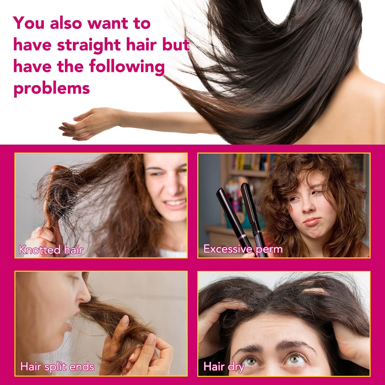 Protein Hair Straightening & Gloss Treatment Cap - Hair Restoration for Curly & Damaged Hair - Deep Hydrating Conditioner for Smooth, Shiny Hair | Perfect for Salon-Quality Styling at Home & Professional Hair Care