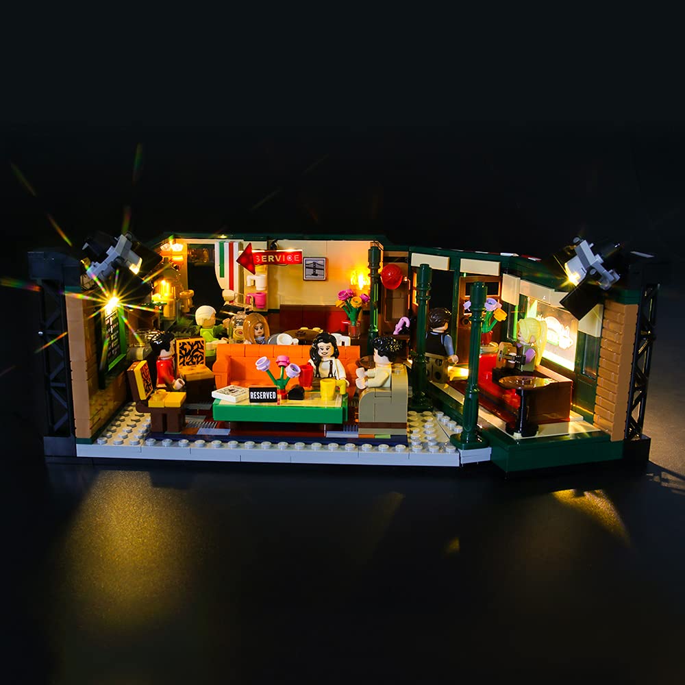 GEAMENT Friends Central Perk TV Series LED Light Kit - Compatible with Lego Ideas 21319 Building Set (Bricks Not Included) - Perfect for Lego Display & Nighttime Room Decor