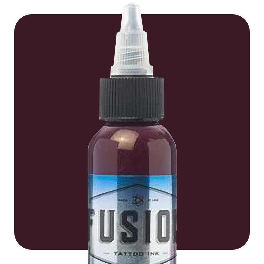 Premium Dark Sangria Tattoo Ink - Professional Fusion Formula - Choose Your Size - Perfect for Tattoo Artists & Body Art Enthusiasts