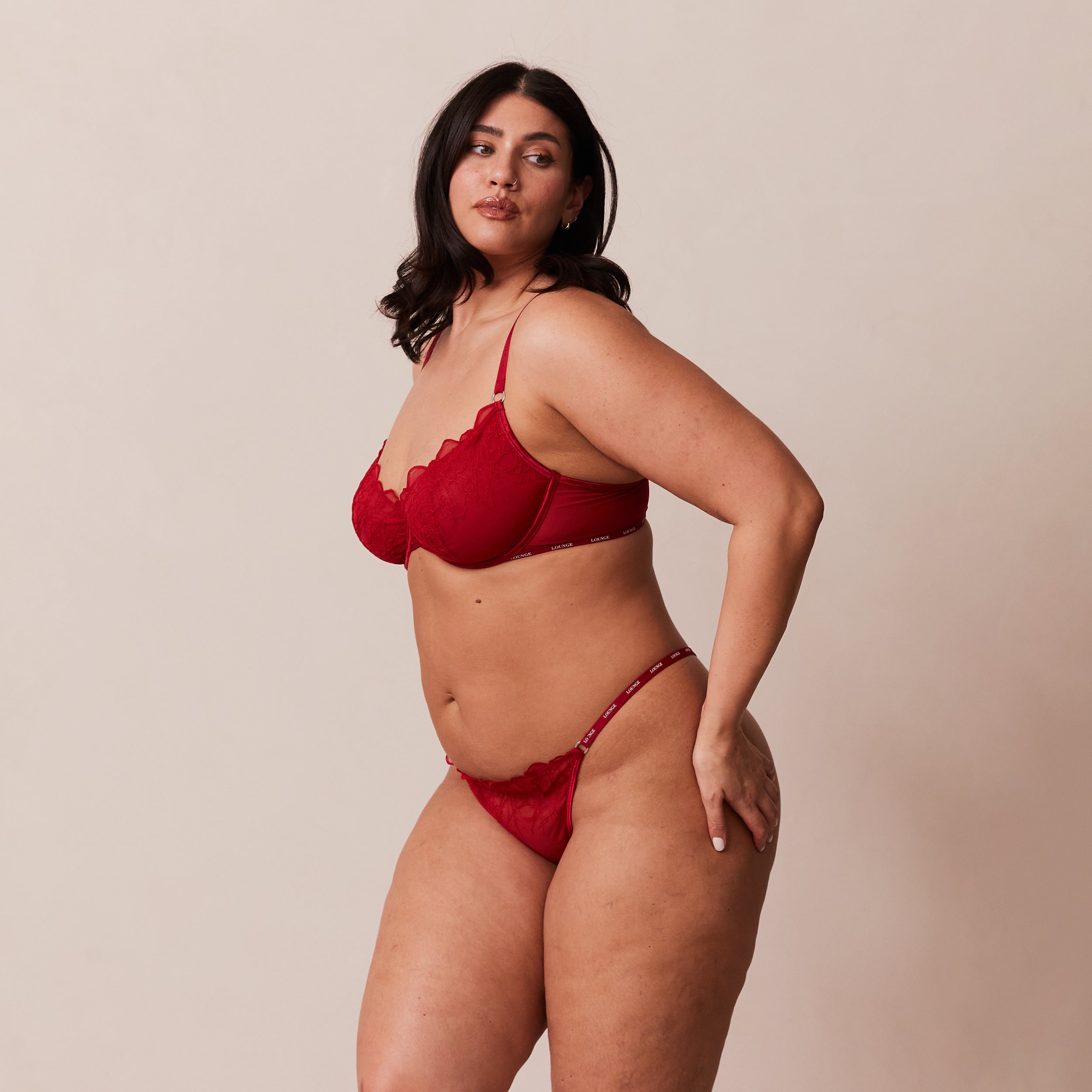 Maroon Balcony Bra - Comfortable Lace Underwire Bra for Women | Perfect for Everyday Wear & Lounge