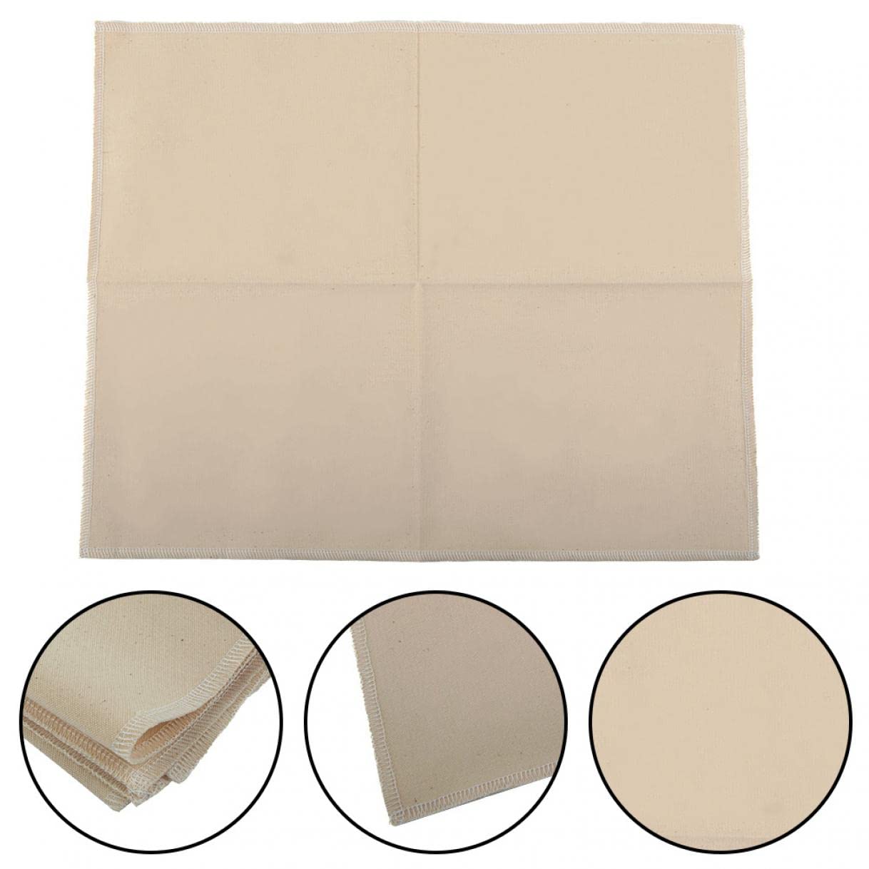 Premium Linen Dough Cloth for Baking - 45 x 75 cm Baker's Linen Bread Making Cloth - Ideal for Dough Preparation, Proofing & Artisan Bread Baking - Perfect for Home Bakers & Professional Kitchens
