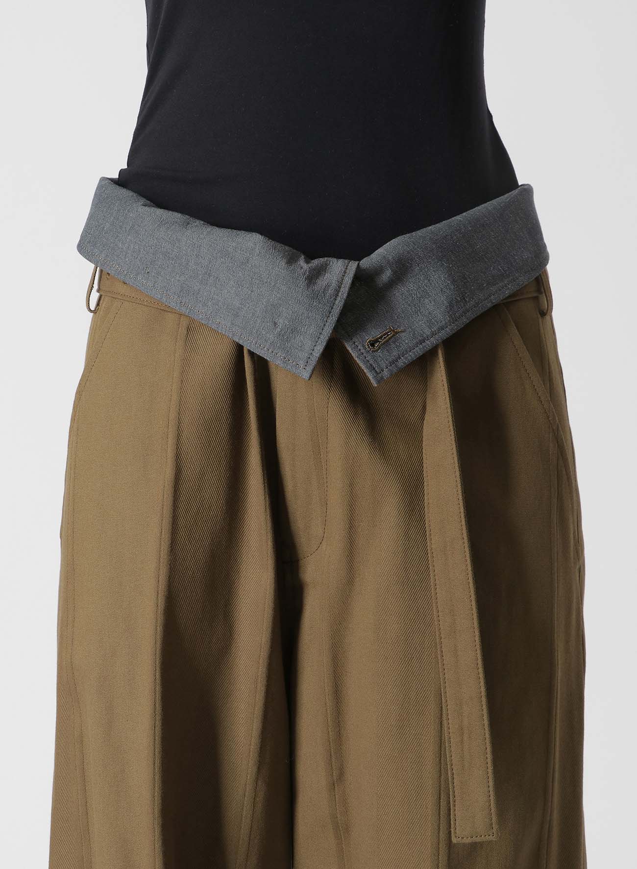 DOBBY Women's High Waist Chino Pants with Belt - Casual Office Work Trousers for Business & Everyday Wear
