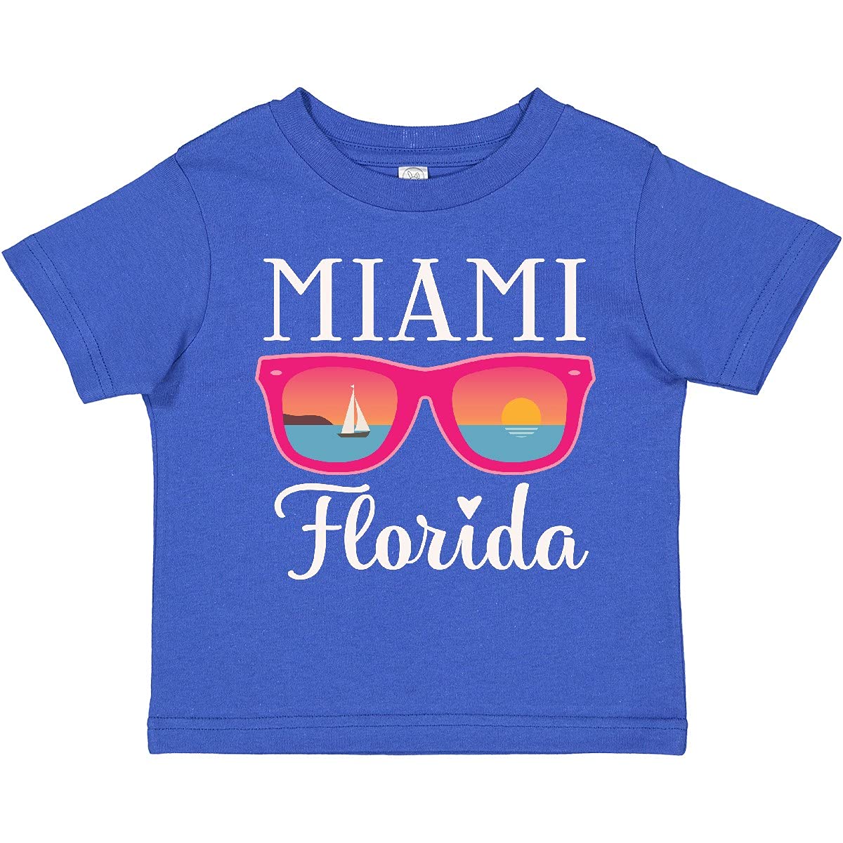 Inktastic Miami Florida Vacation Beach Trip Toddler T-Shirt - Cute Summer Travel Tee for Kids, Boys & Girls - Perfect for Beach Holidays, Family Trips & Florida Getaways
