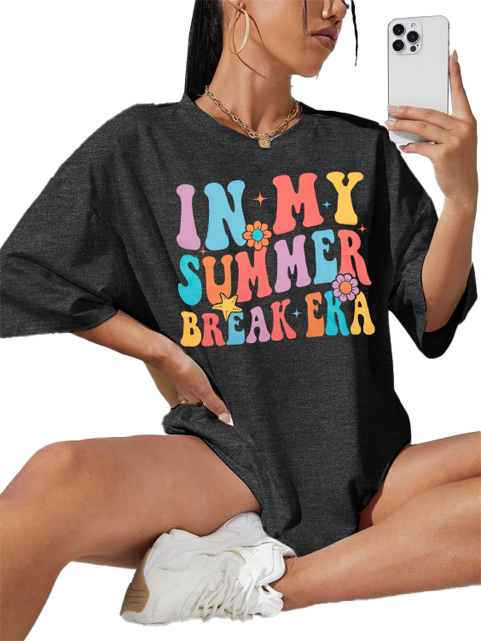 Women's Last Day of School Teacher T-Shirt - Funny Summer Break Era Top for Educators | Perfect for End of Year Celebrations & Teacher Appreciation Gifts
