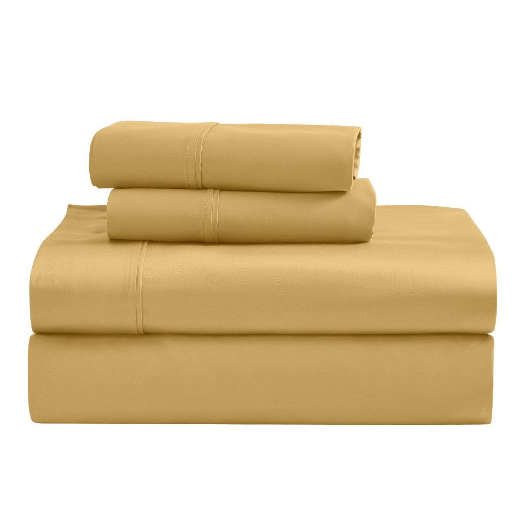 Luxury 1200 Thread Count Egyptian Cotton Deep Pocket Bed Sheet Set - Queen Size, Soft & Breathable for Ultimate Comfort - Perfect for Master Bedroom, Guest Room & Hotel Use