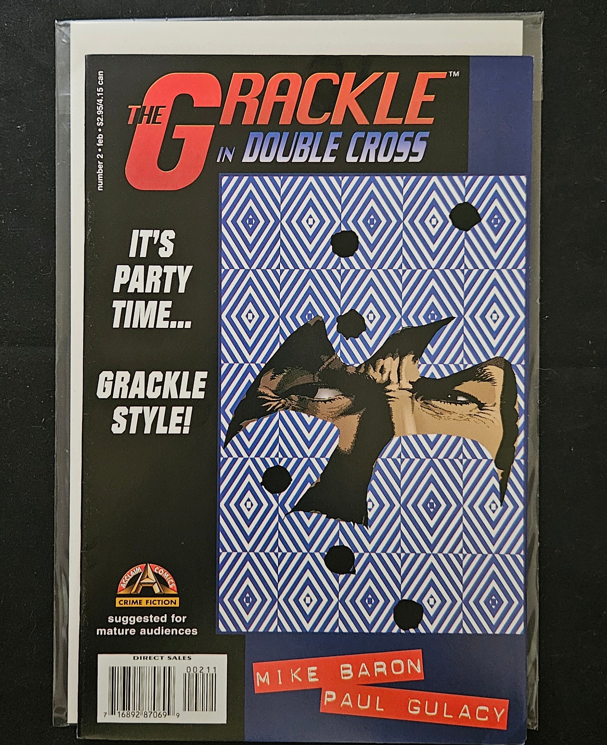 The Crackle in Double Cross: #2 | Acclaim Comics | 1997 | Collectible Comic Book for Superhero Fans & Vintage Collectors | Perfect for Display, Reading & Comic Conventions