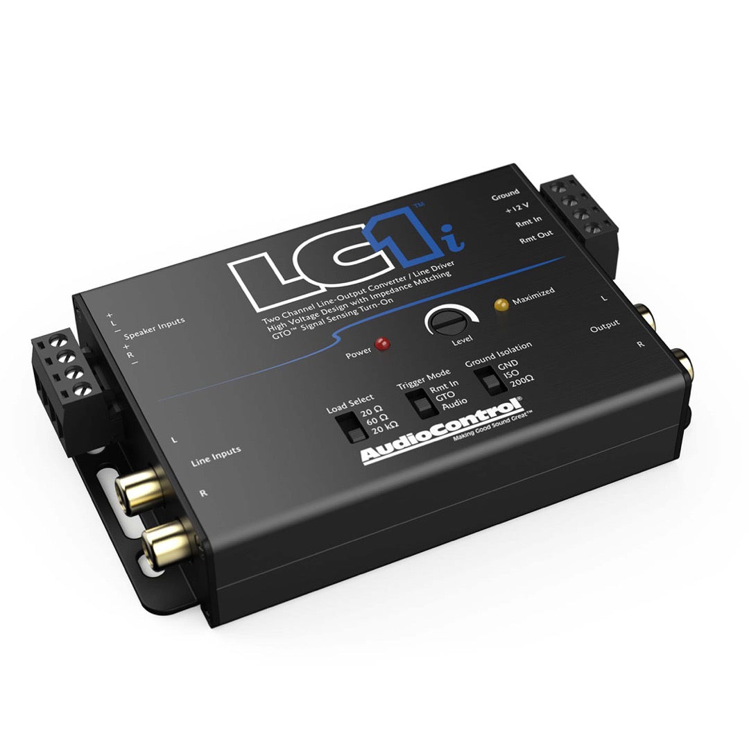 AudioControl LC1i 2-Channel Line Output Converter & Line Driver - Car Audio System Integration for Amplifiers & Subwoofers