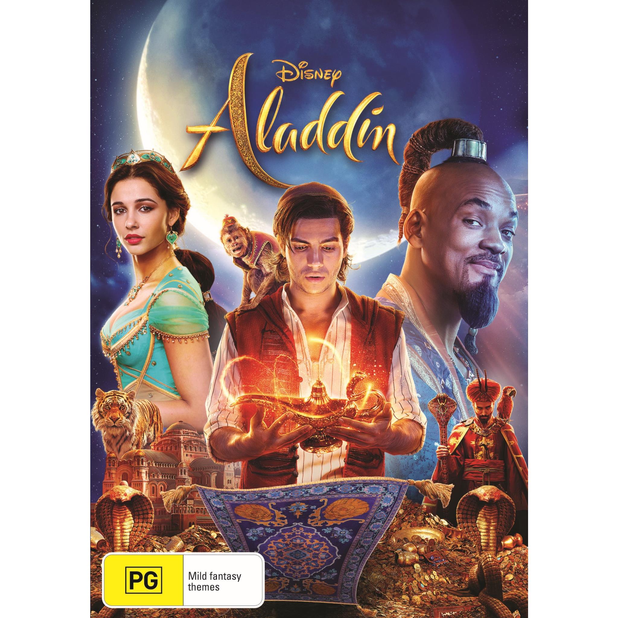 Aladdin 2019 DVD Collection - Complete System Object Movie Set for Disney Fans | Perfect for Family Movie Nights & Disney Collectors