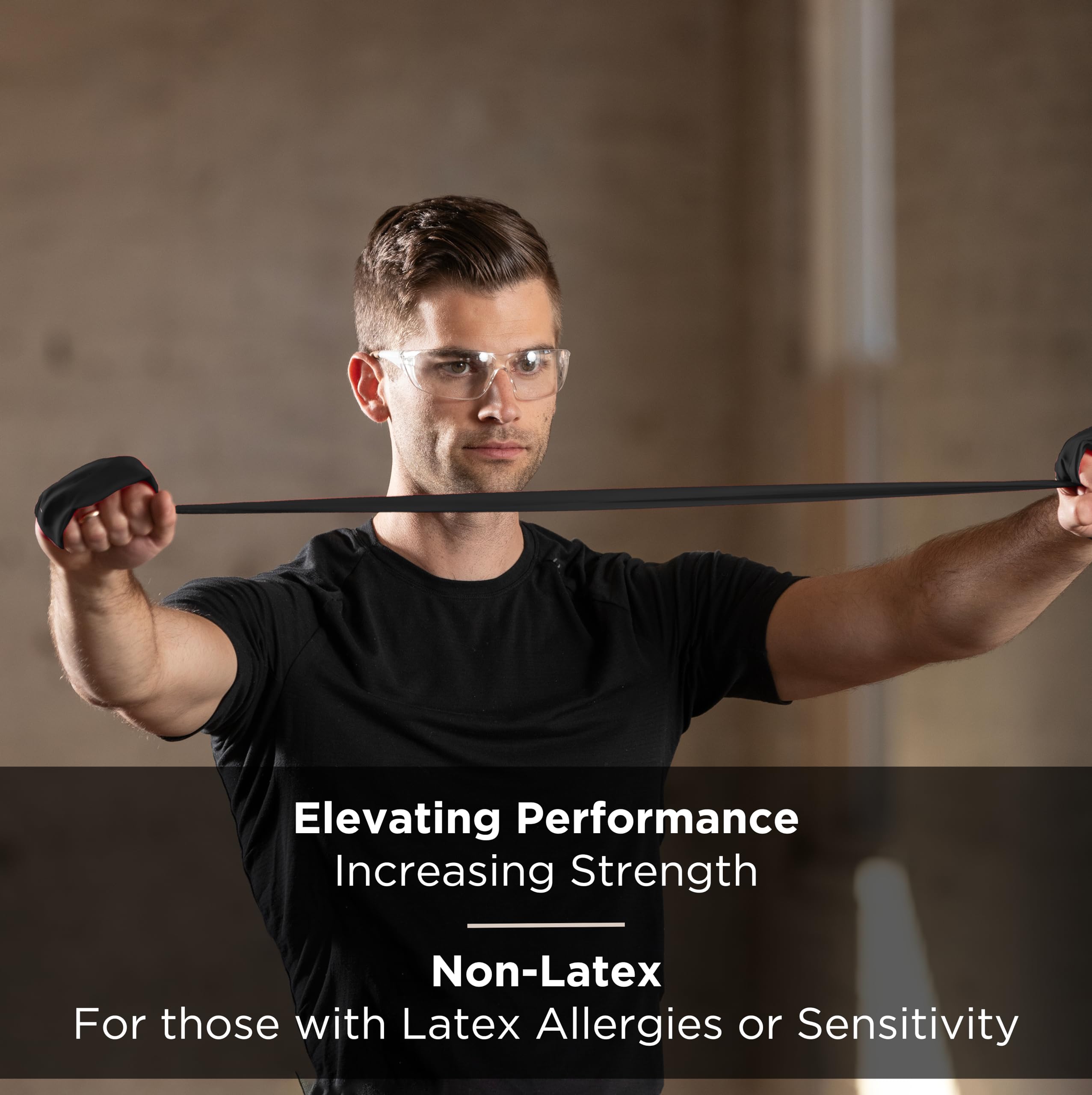 THERABAND Resistance Band 50 Yard Roll - Heavy Duty Black Non-Latex Exercise Bands for Strength Training, Physical Therapy, Pilates & Rehabilitation | Professional Grade Elastic Bands for Upper & Lower Body Workouts | Includes Convenient Dispenser Box (Level 6) | Perfect for Home Gym, CrossFit & Post-Injury Recovery
