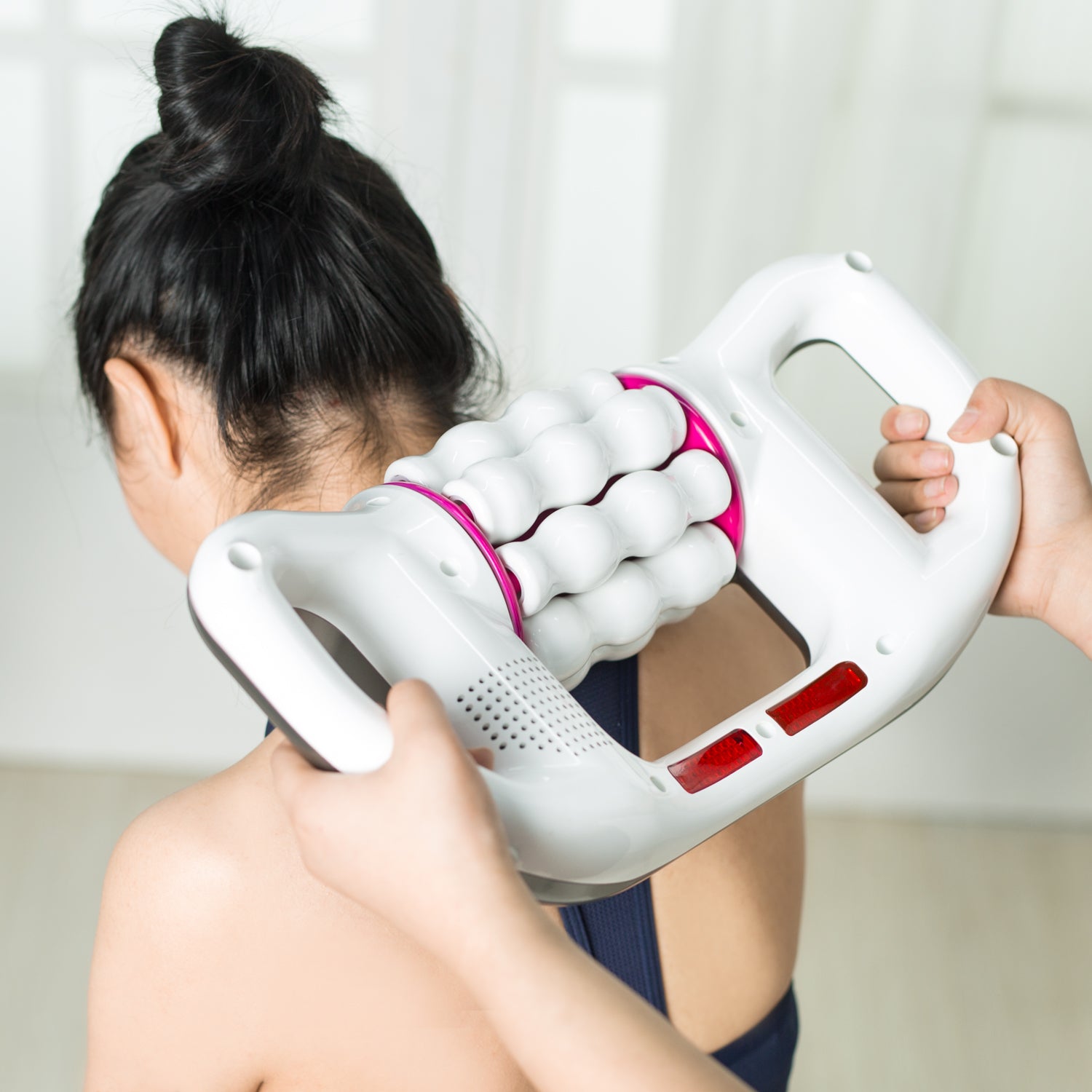 ThermoSlim Cordless Electric Body Massager for Muscle Pain Relief - Portable Gym & Home Use Massage Device for Back, Neck & Shoulder Relaxation