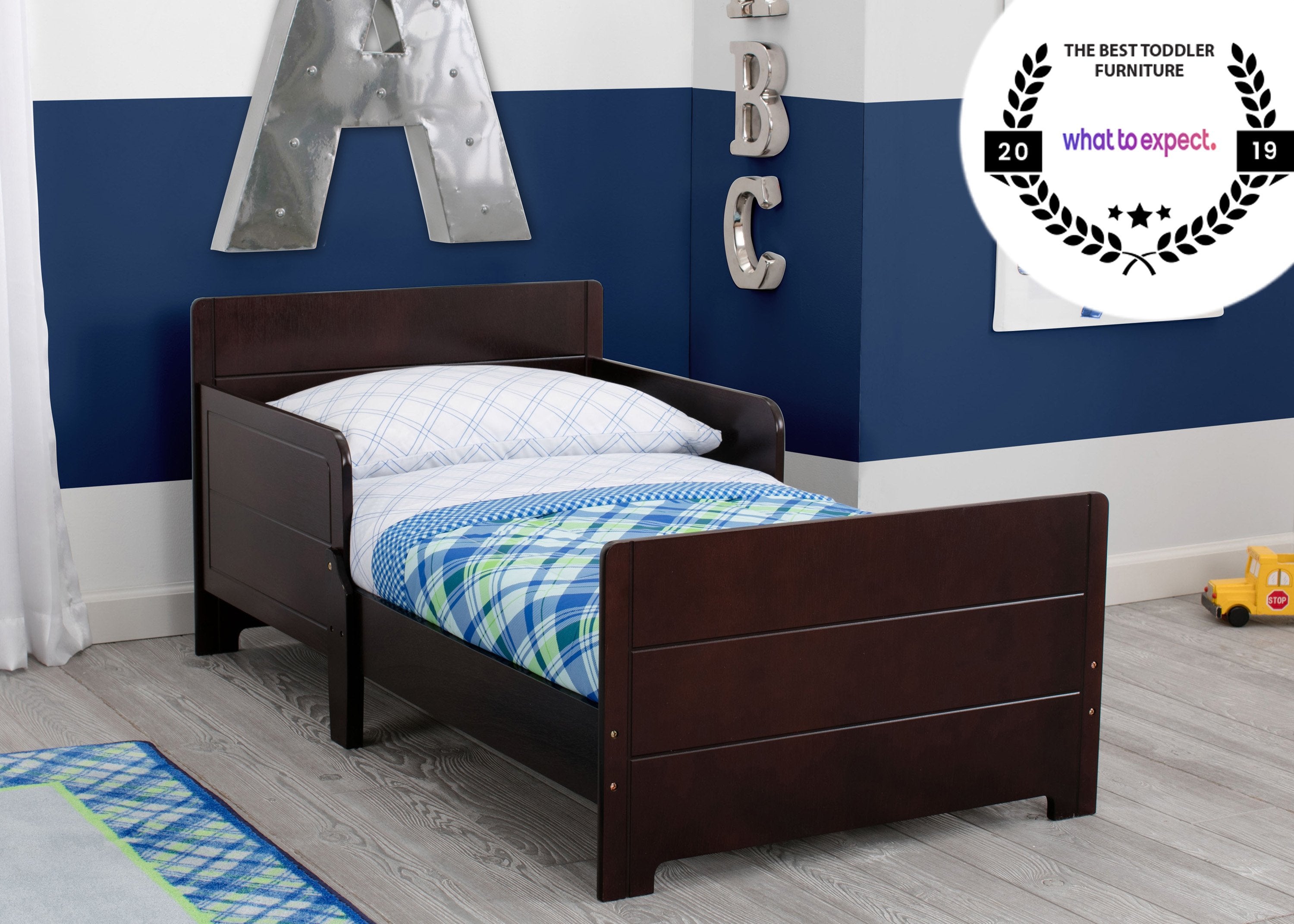 MySize Toddler Bed - Adjustable & Convertible Kids Bed for Ages 1-5 Years | Perfect for Nursery, Daycare & Small Spaces | Safe & Comfortable Toddler Sleeping Solution