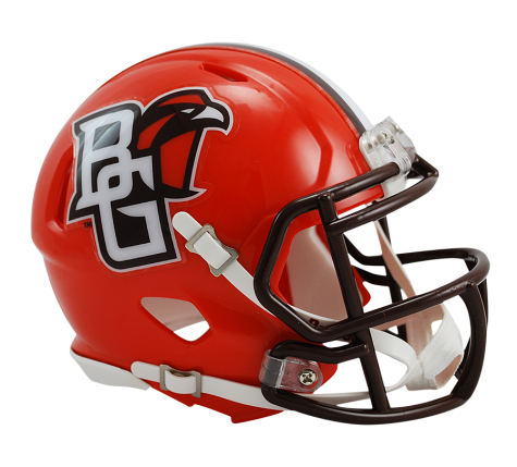 Bowling Green Falcons Riddell Speed Mini Helmet - Authentic College Football Collectible for Display, Gift & Fan Memorabilia - Perfect for Sports Bars, Man Caves & Game Room Decor
