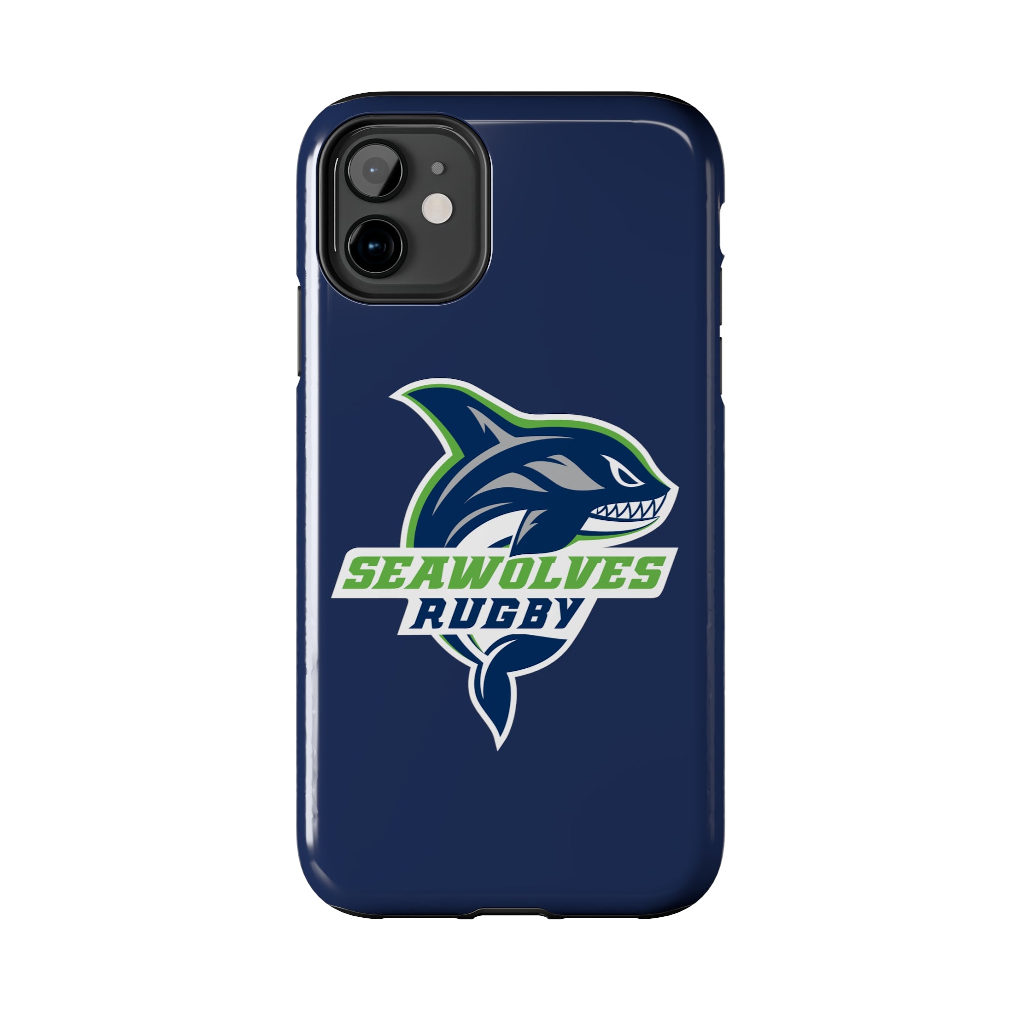 Seawolves Navy Rugged Phone Case - Shockproof & Durable Protection for iPhone & Samsung - Perfect for Outdoor Adventures, Work & Daily Use