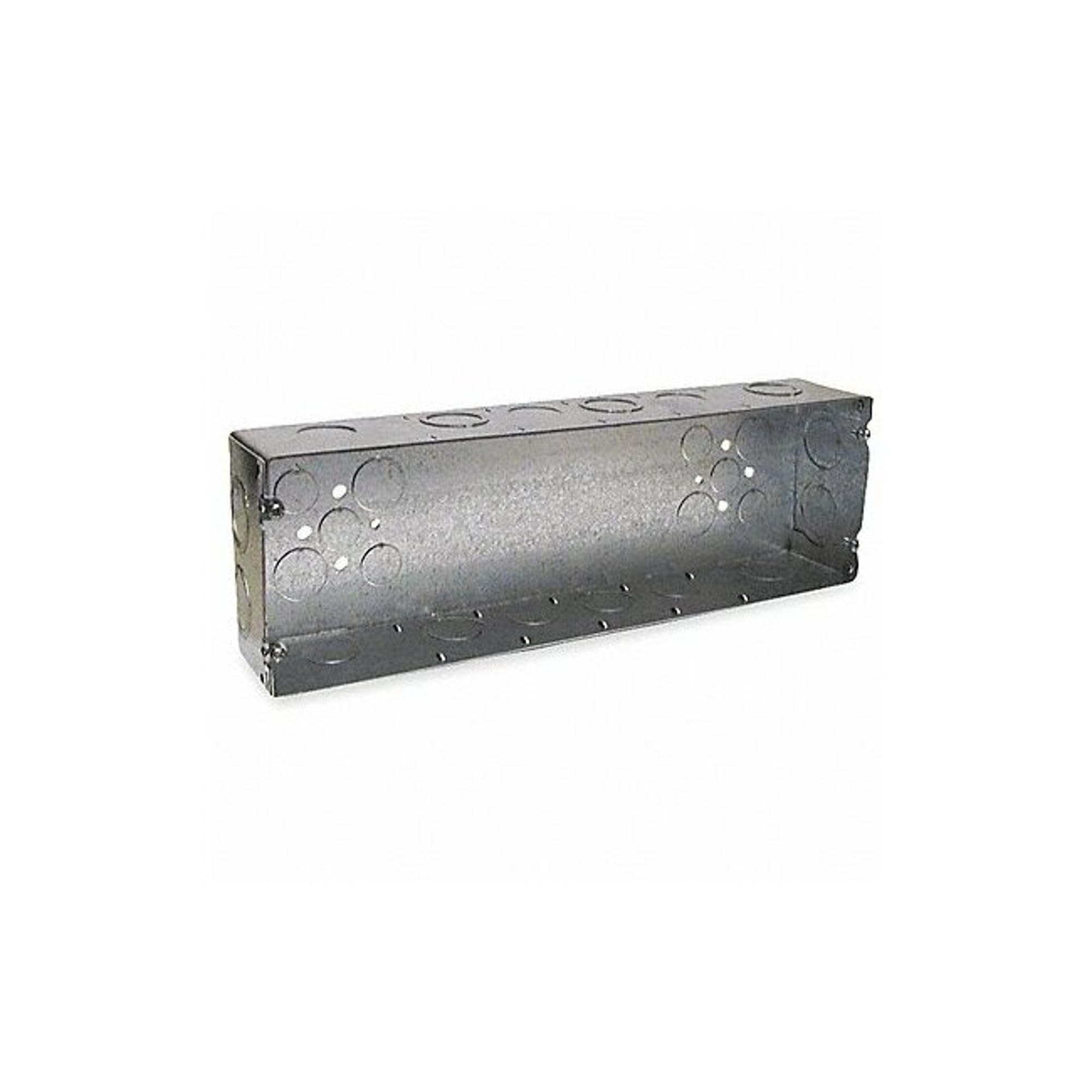 RACO 945 Metal Electrical Wall Box - Heavy Duty Gray Junction Box for Wiring & Outlets | Ideal for Home, Office & Commercial Electrical Installations