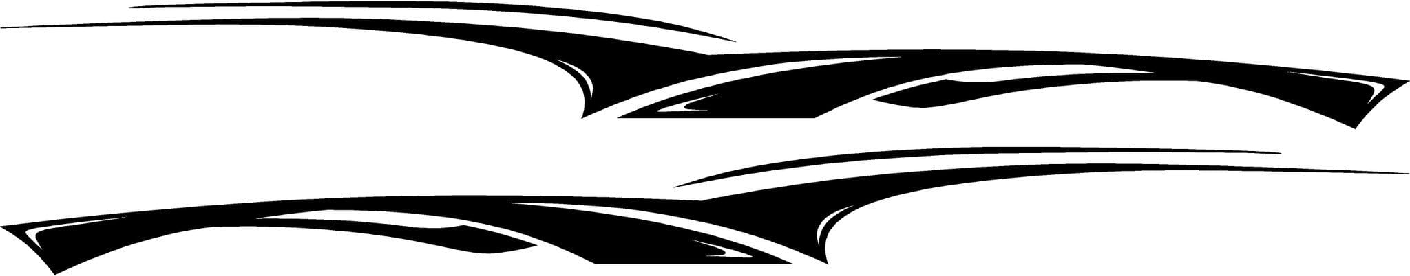 Vinyl Cut Stripes Car & Truck Side Decals - Premium Automotive Stickers for Vehicle Customization - Perfect for Cars, Trucks, SUVs & Motorcycles - DIY Decoration & Racing Style Upgrade