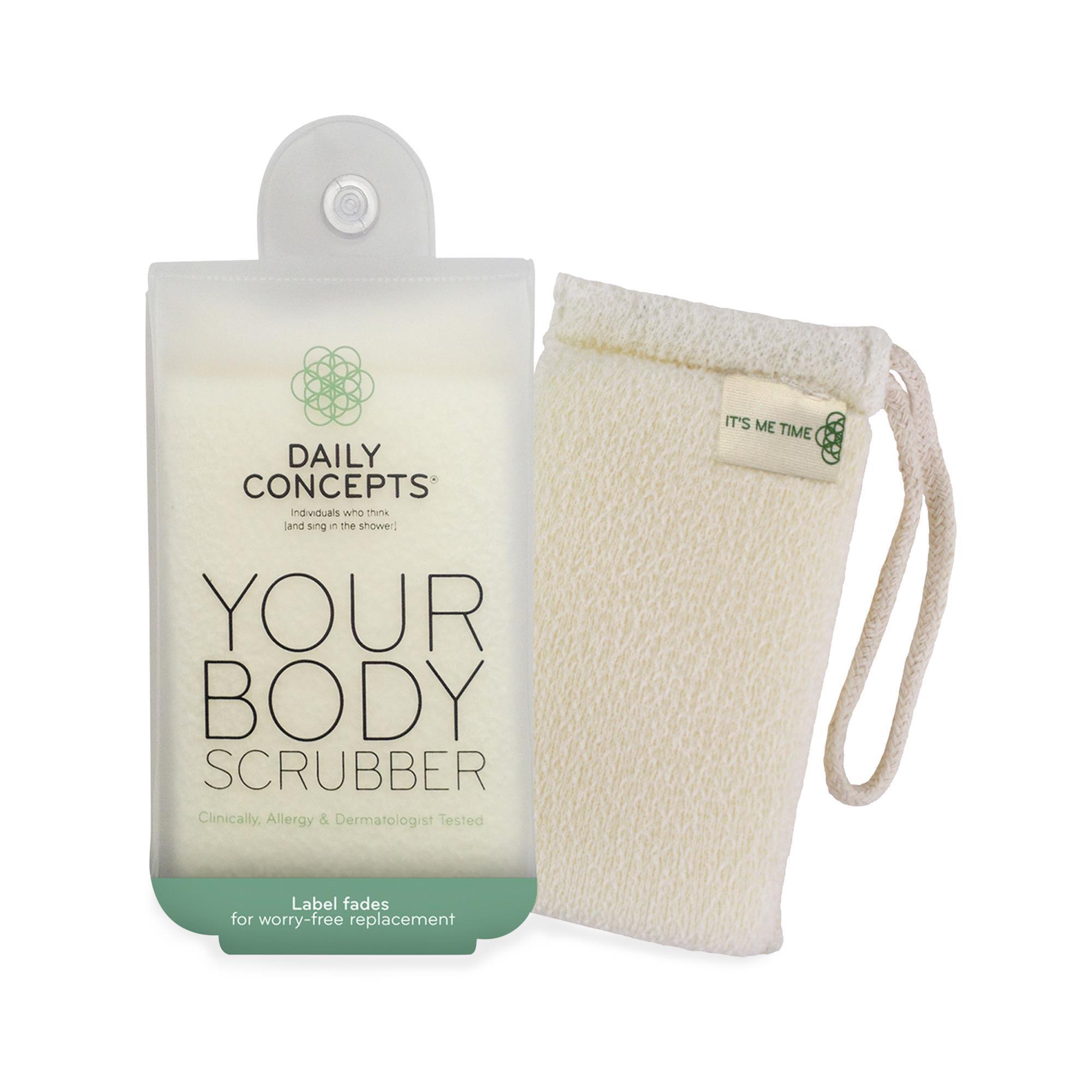Daily Concepts Your Body Scrubber - Exfoliating Shower Gloves for Smooth Skin | Spa Quality Bath Accessories for Women & Men | Perfect for Dry Brushing & Dead Skin Removal