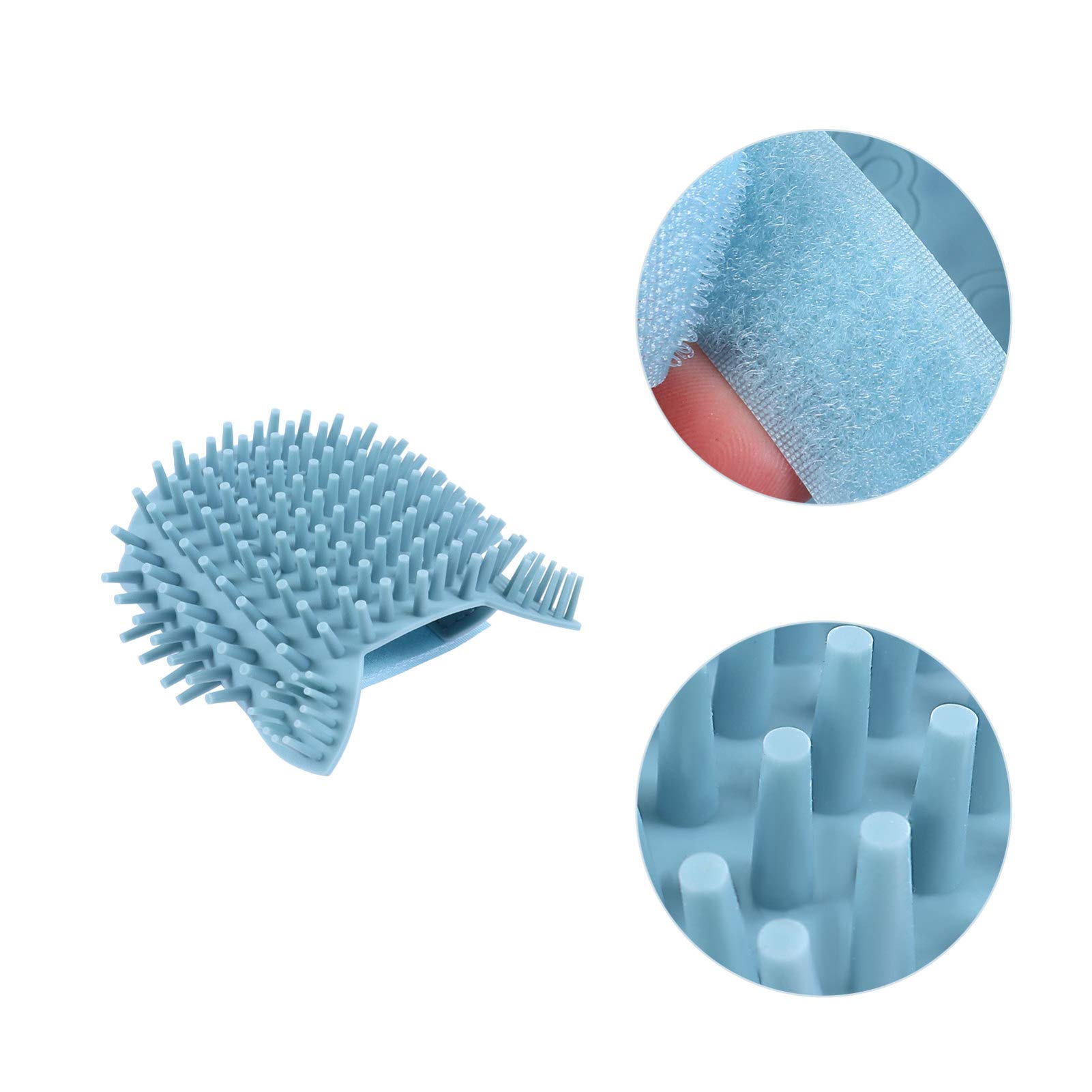Pet Grooming Brush - Silicone Cat Face Scratcher & Massager for Wall Corners - Perfect for Small Cats & Dogs