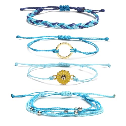 W-4pcs-String Bracelets