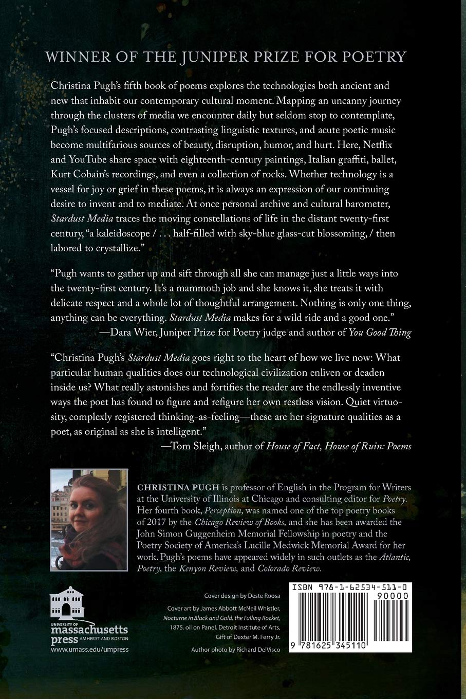 Stardust Media - Juniper Prize for Poetry | Award-Winning Poetry Books for Literature Lovers | Perfect for Book Clubs & Gift Giving