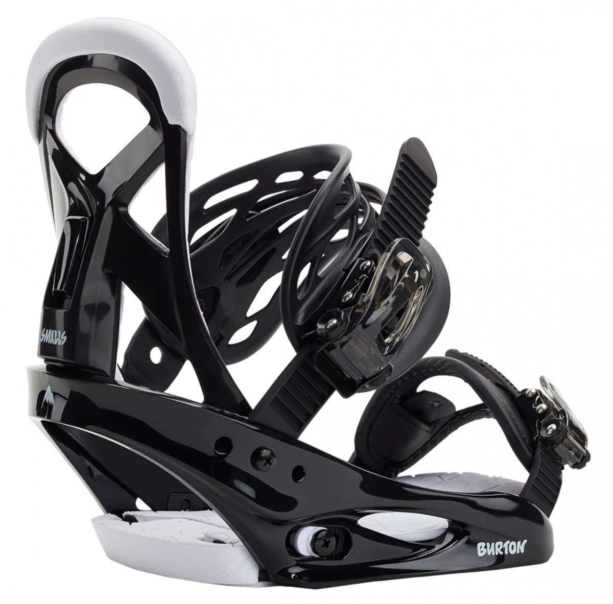 Burton Junior's Smalls Snowboard Binding 2023 - Youth Adjustable Snowboard Bindings for Kids & Teens | Perfect for Freestyle Riding & Mountain Slopes