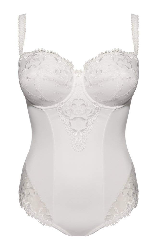 Ulla Women's Underwired Bodysuit with Foam Cups 1372 - Seamless Shapewear for Everyday Comfort | Perfect for Layering Under Dresses & Tops
