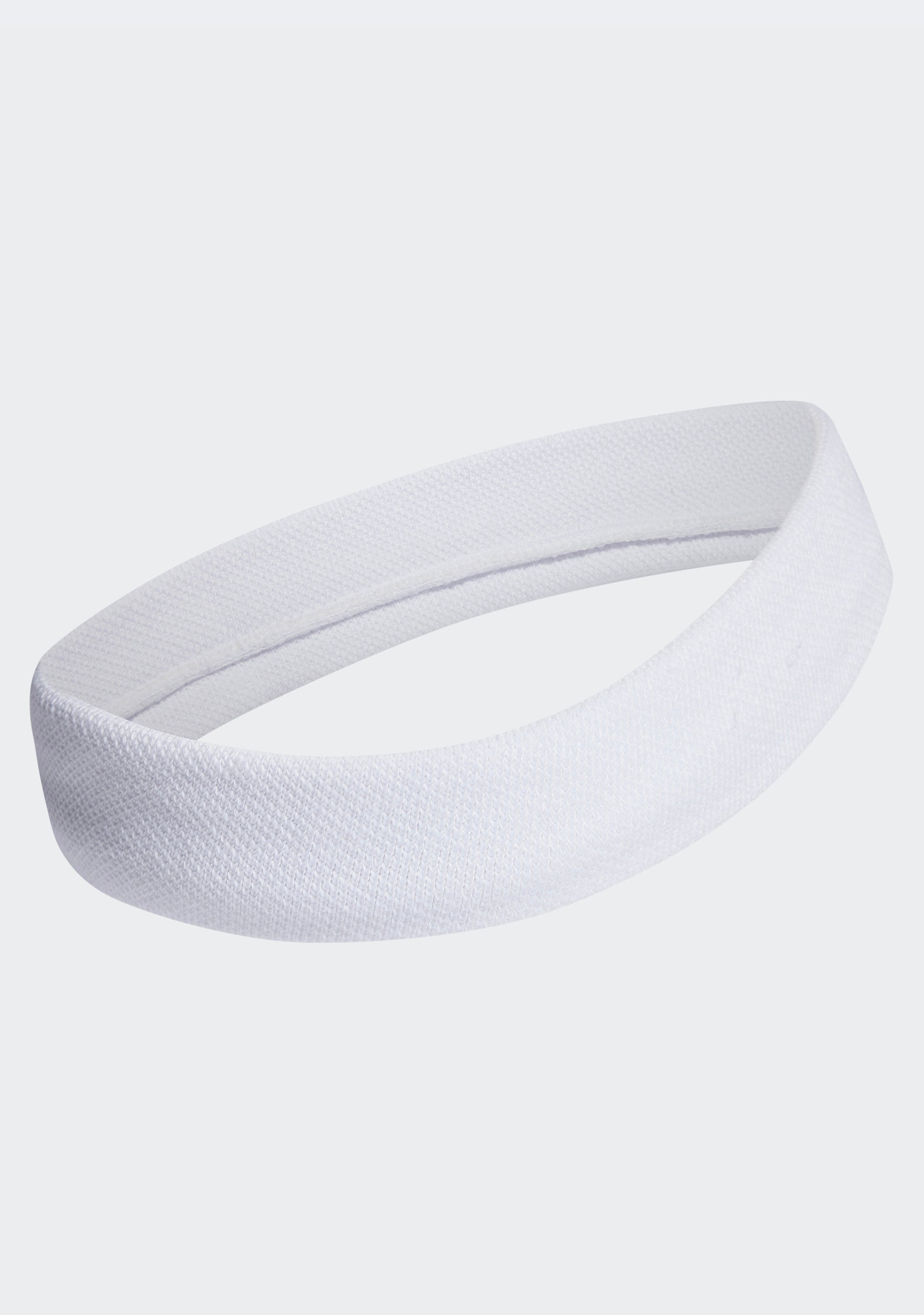 Adidas Tennis Headband for Men & Women - Moisture Wicking Sports Headband, One Size Fits Most (White) - Perfect for Tennis, Running, Workouts & Gym