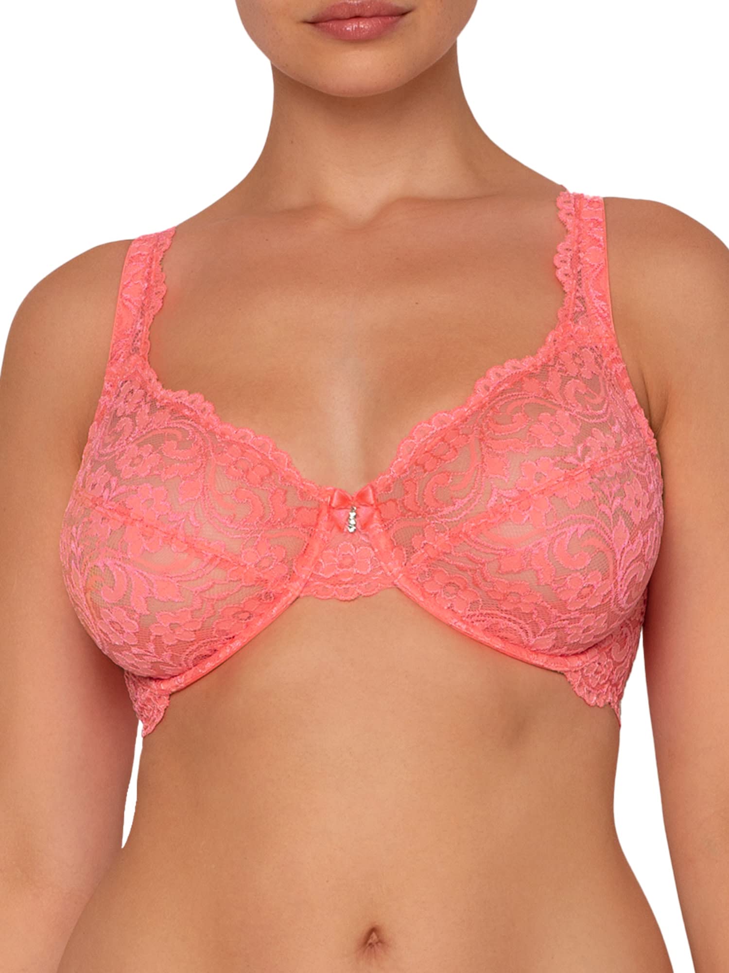 Smart & Sexy Women's Signature Lace Unlined Underwire Bra - Comfortable Everyday Wear for Work, Date Night & Special Occasions