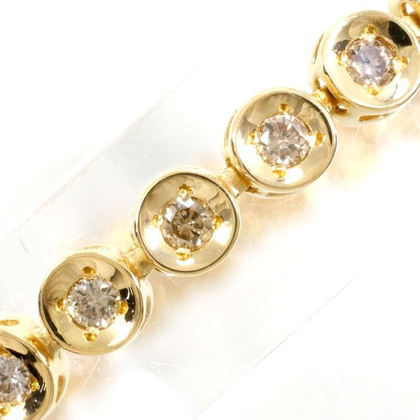 18K Yellow Gold Diamond Bracelet for Women - Elegant Tennis Bracelet with Real Diamonds, Perfect for Weddings, Anniversaries & Special Occasions
