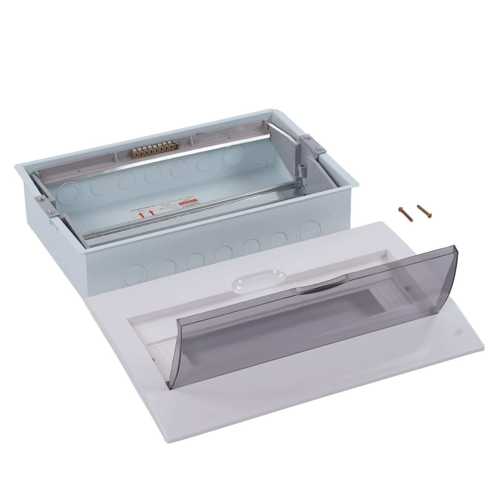 18-Way Junction Box for Communication Equipment - Durable, Space-Saving Electrical Distribution Box with Transparent Cover - Ideal for Telecom, Networking & Industrial Wiring Applications