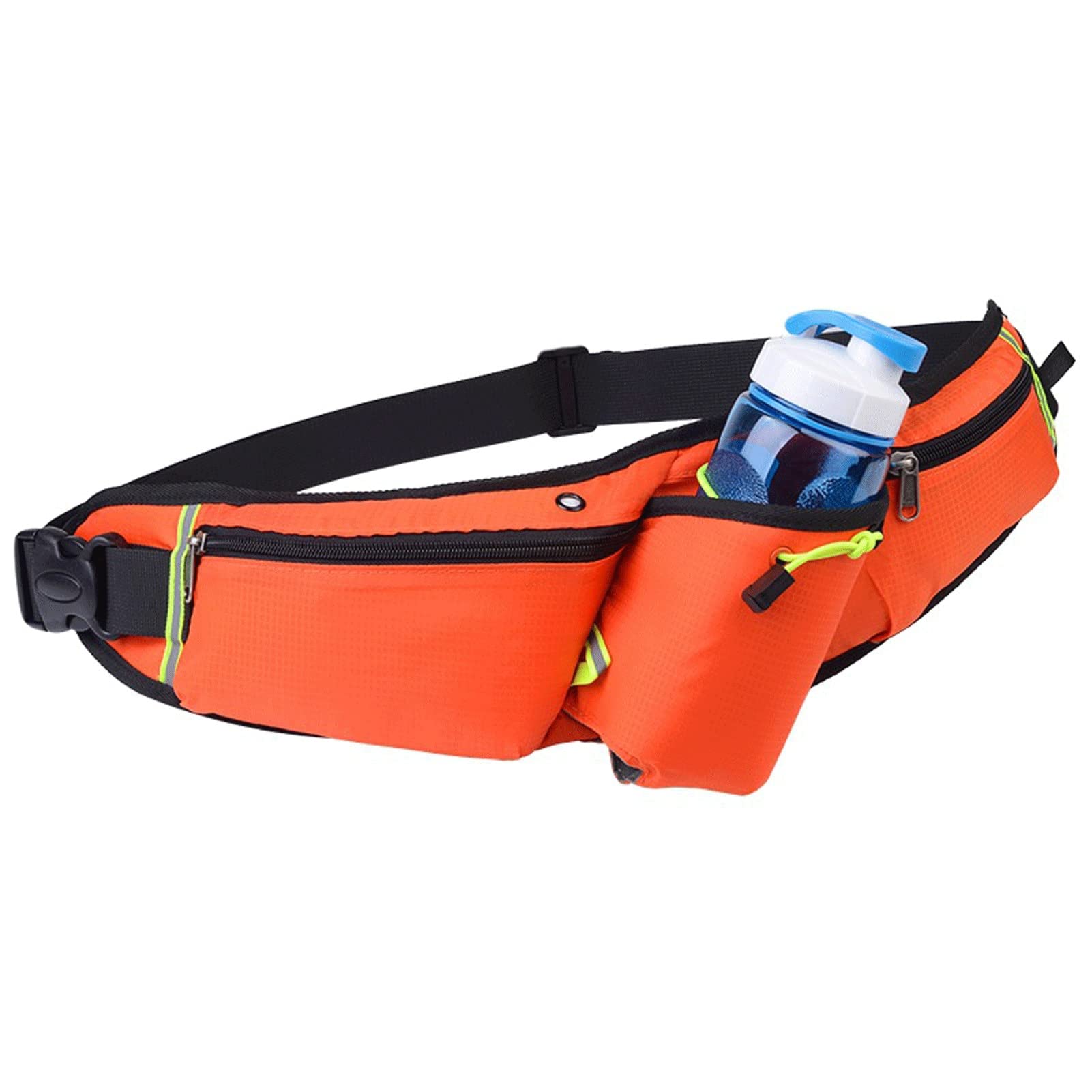 MuslimStreet Large Crossbody Fanny Pack with Zipper Pockets - Hands-Free Waist Bag for Running, Travel & Workout - Perfect for Carrying Phone, Wallet & Essentials - Ideal for Sports, Festivals & Casual Outings