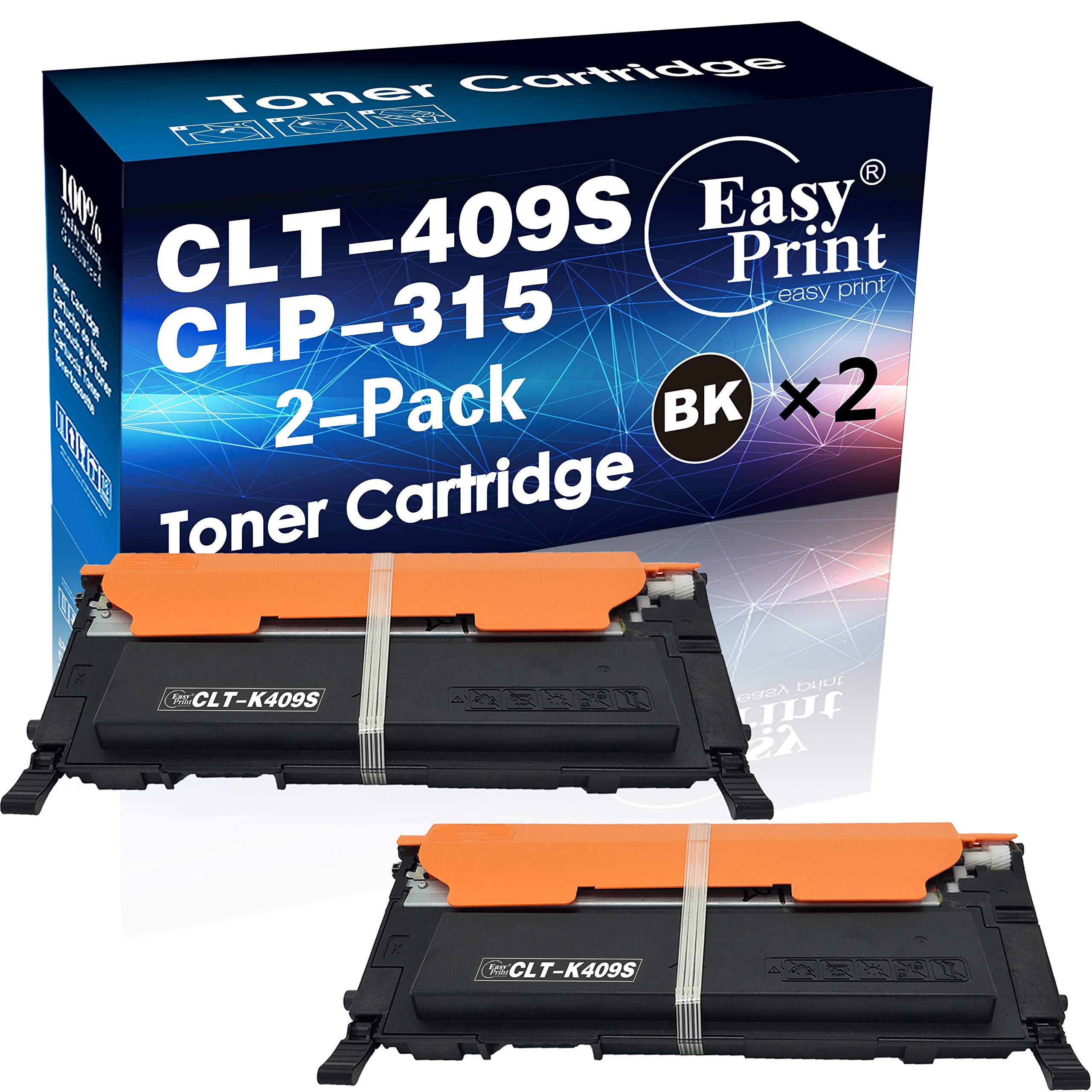 Samsung CLP-310 CLP-315 Toner Cartridge (2-Pack) - Home & Office Printing
