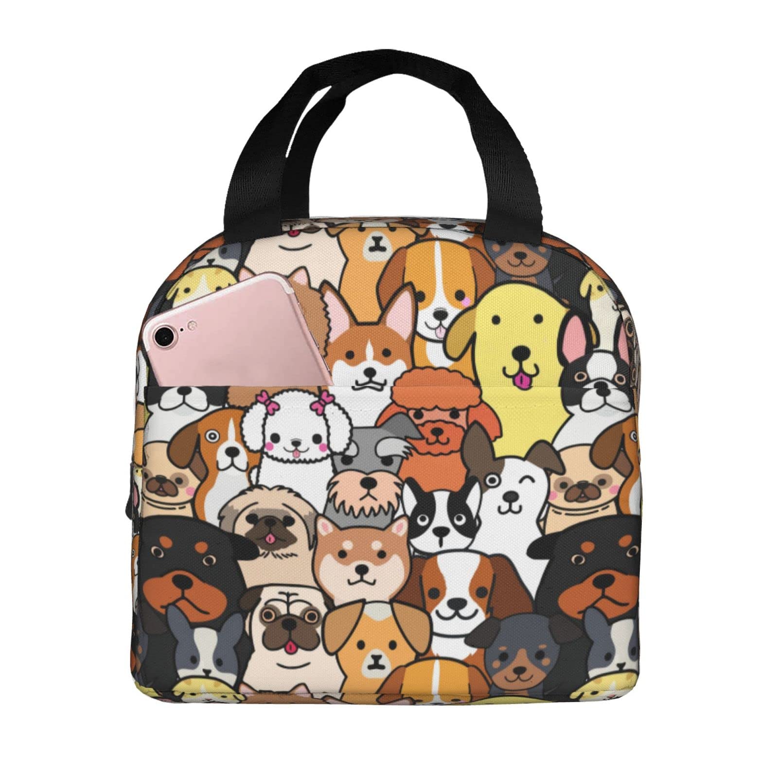 Insulated Reusable Lunch Box for Dogs - Leak Proof & Eco-Friendly Lunch Bag for Kids, Teens, Women - Perfect for School, Travel, Picnic & Beach Outings