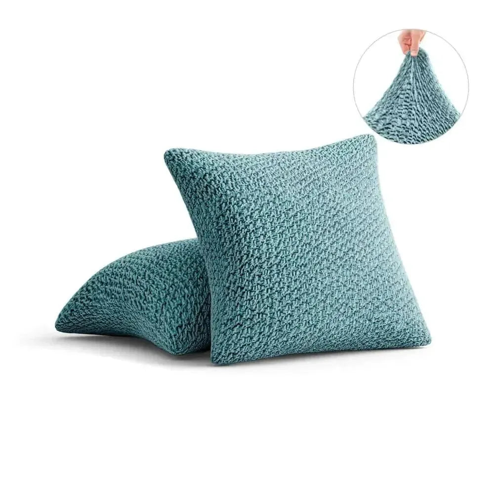 2 Pack Velvet Pillow Slipcovers 16x16 Inches - Soft Luxury Cushion Covers for Sofa, Bed & Home Decor - Perfect for Living Room, Bedroom & Cozy Spaces