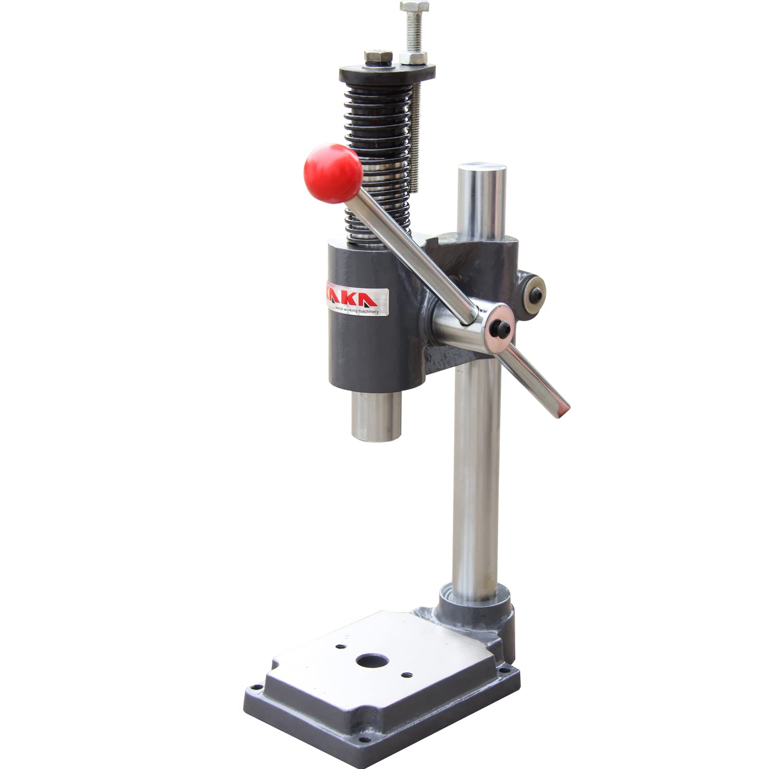 KAKA INDUSTRIAL AP-2S 2 Ton Arbor Press - Adjustable Height Hand Punch Press Machine for Jewelry Making, Leather Crafting, Metal Stamping & DIY Projects - Perfect for Punching Holes in Leather, Metal Sheets & Jewelry Components