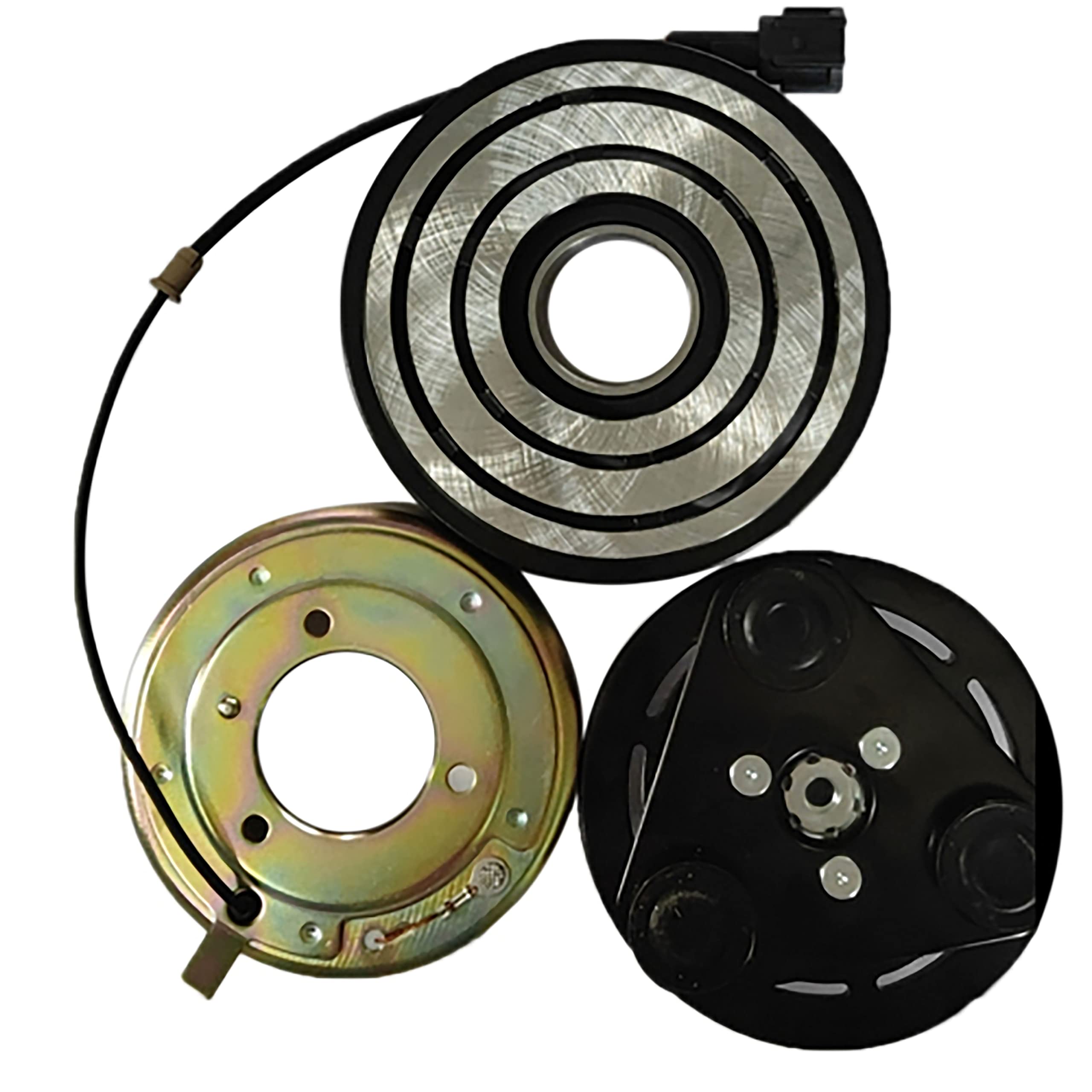 TRIBLE SIX A/C Compressor Clutch Replacement for 2003-2007 Nissan Murano S SE SL Models - Perfect for AC System Repair & Summer Cooling Maintenance