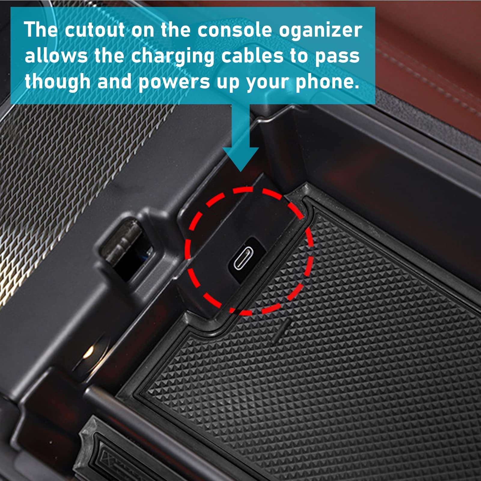 BMW 3 Series G20 & 4 Series G22 i4 G26 Center Console Organizer (2019-2025) - Premium Storage Tray & Organizer Box for BMW 3' & 4' Models - Perfect for Car Accessories Organization & Road Trips