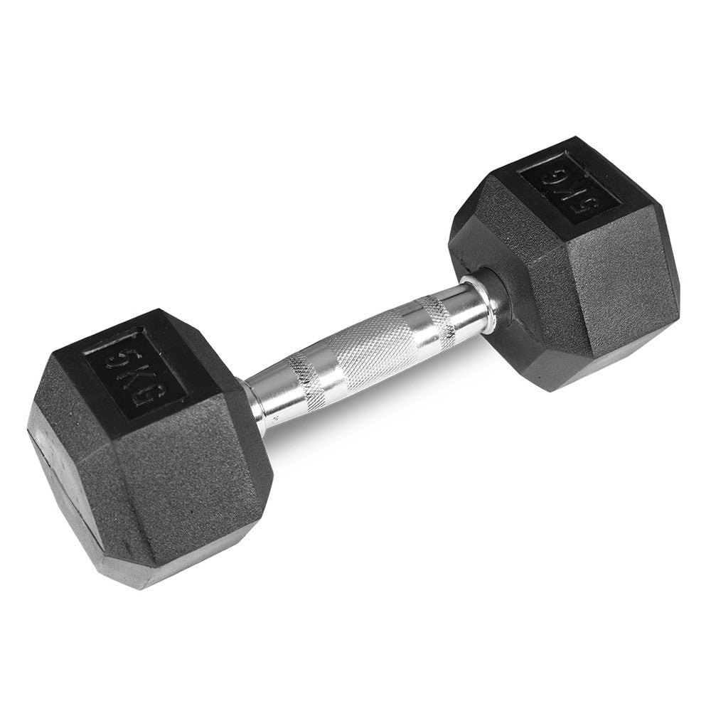 CORTEX Hex Dumbbell Set 1kg to 10kg (10 Pairs) - Perfect for Home Gym, Strength Training & Weightlifting Workouts