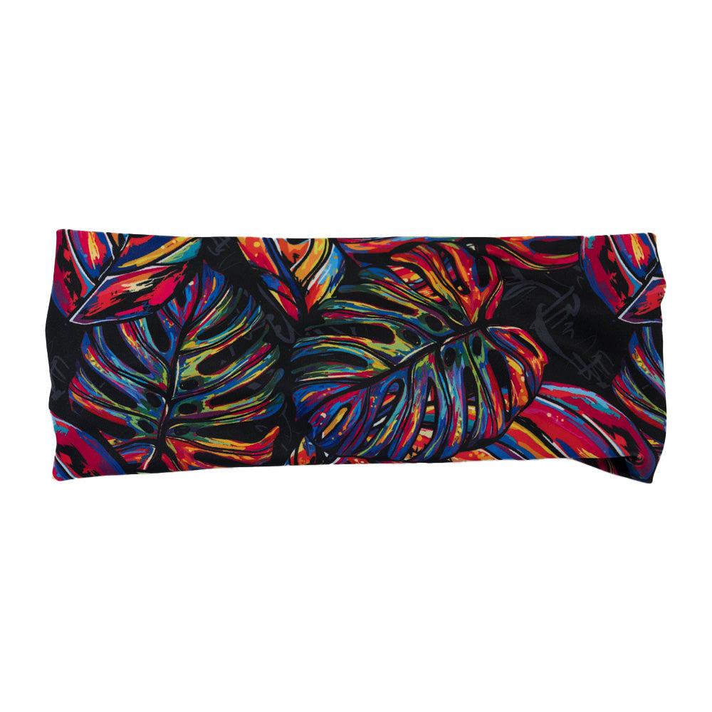 Stylish Tropical Print Headband for Women - Fashion Hair Accessory for Summer, Beach, and Outdoor Activities
