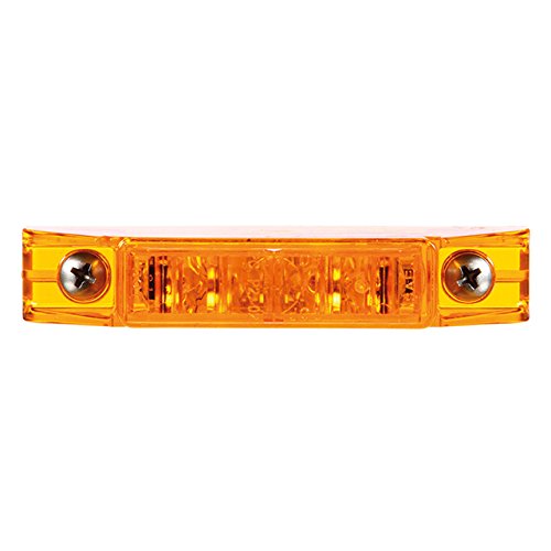 Truck-Lite 35375Y 35 Series Yellow 5 Diode LED Marker Clearance Lamp - Heavy Duty Truck & Trailer Safety Lighting for Night Visibility