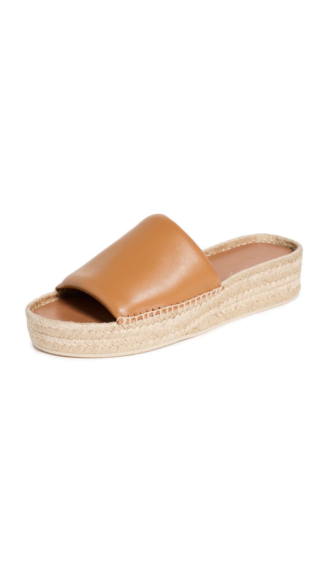 Vince Women's Jesse Sandals - Comfortable Leather Slide Sandals for Summer | Casual Outfits, Beach, Vacation & Everyday Wear