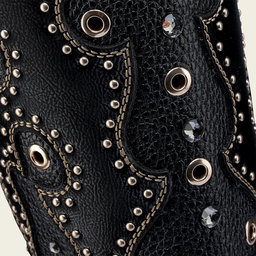 Cuadra Black Python Boots for Women - Stylish & Comfortable Western Boots for Cowgirl Fashion, Night Out & Country Events