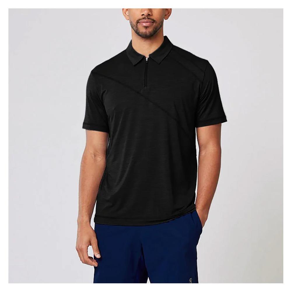 Men's Short Sleeve Tennis Polo Shirt - Breathable Quick-Dry Performance Top for Tennis, Golf & Casual Wear