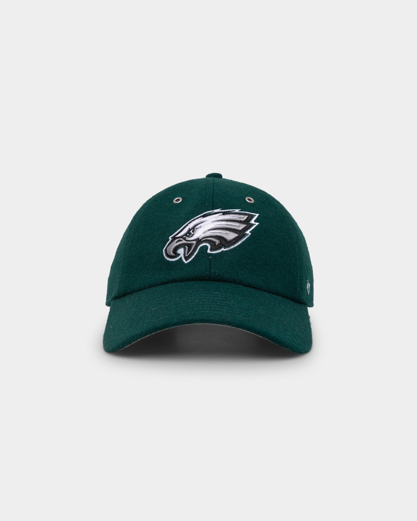 47 Brand Philadelphia Eagles 'Wooly Clean Up' Strapback Pacific Green Adjustable Hat - Perfect for Game Day, Tailgating & Eagles Fan Gifts