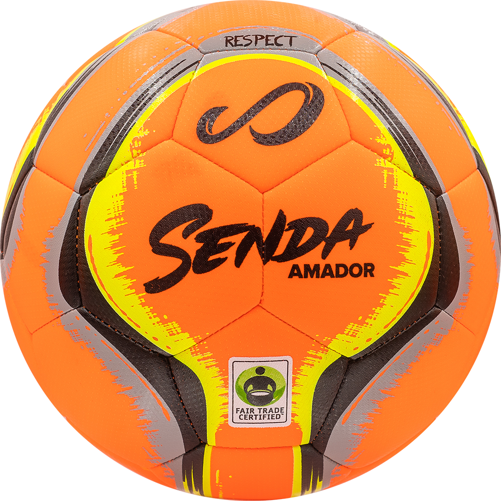 Senda Athletics Amador Training Soccer Ball - Size 5, High Performance, Durable, Orange - Perfect for Soccer Practice, Training Sessions & Youth Games
