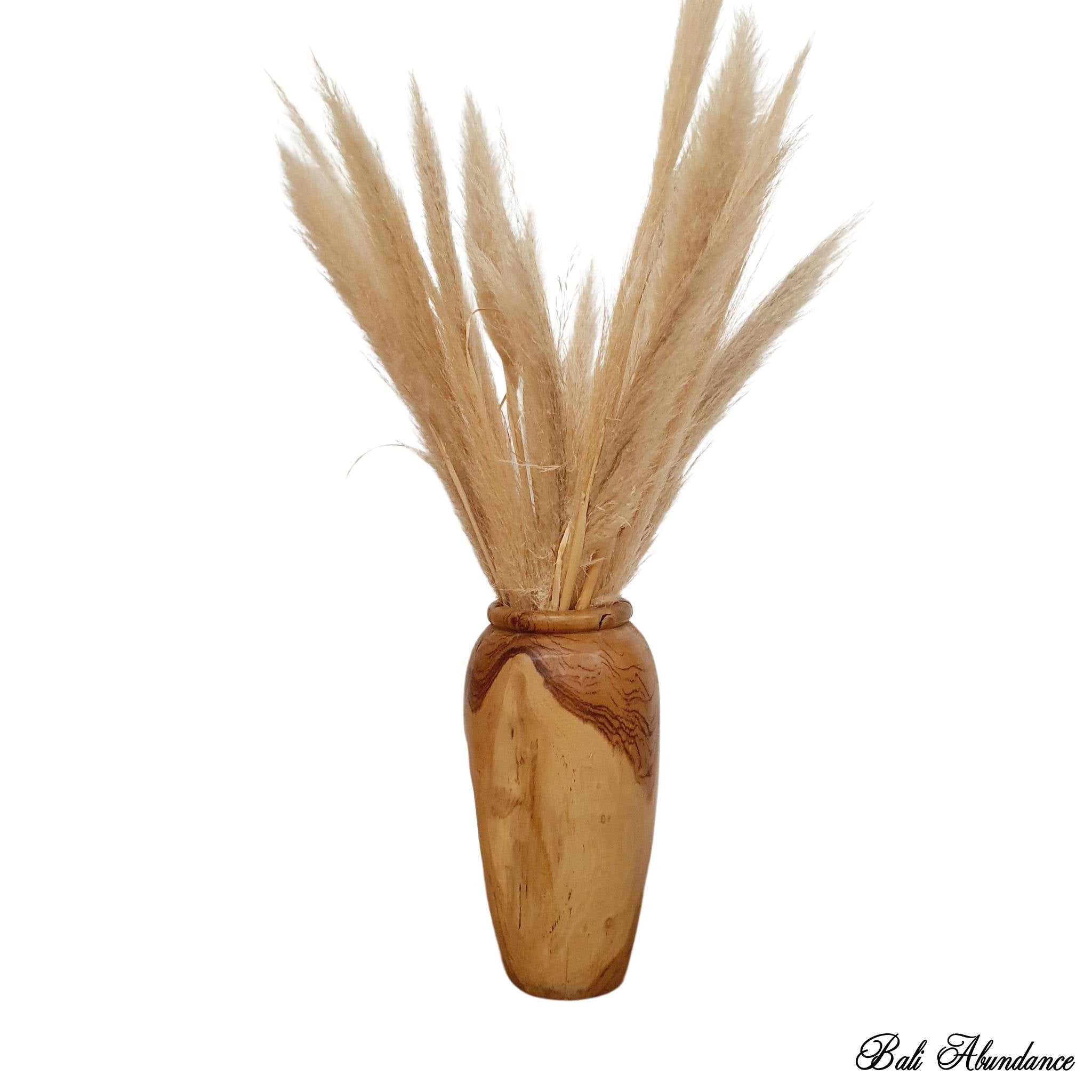 Premium Teak Wood Planter Pot - Handcrafted Natural Wood Flower Pot for Indoor & Outdoor Plants - Perfect for Home Garden, Patio, and Balcony Decor