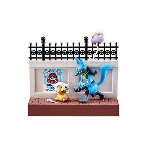 Pokemon Town 2 Festival Street Corner 3 Inch Re-Ment Collectible Figure - Cute Miniature Display for Anime Fans, Home Decor & Gift for Pokemon Collectors