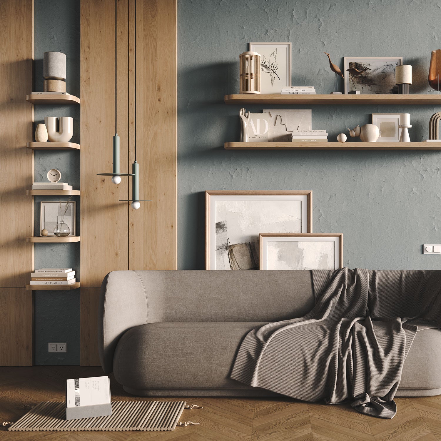 Aksel RADius Cherry Floating Shelf - Wall Mounted Wooden Shelf for Home Decor, Kitchen, Bathroom & Office Storage - Perfect for Displaying Books, Plants & Decorative Items