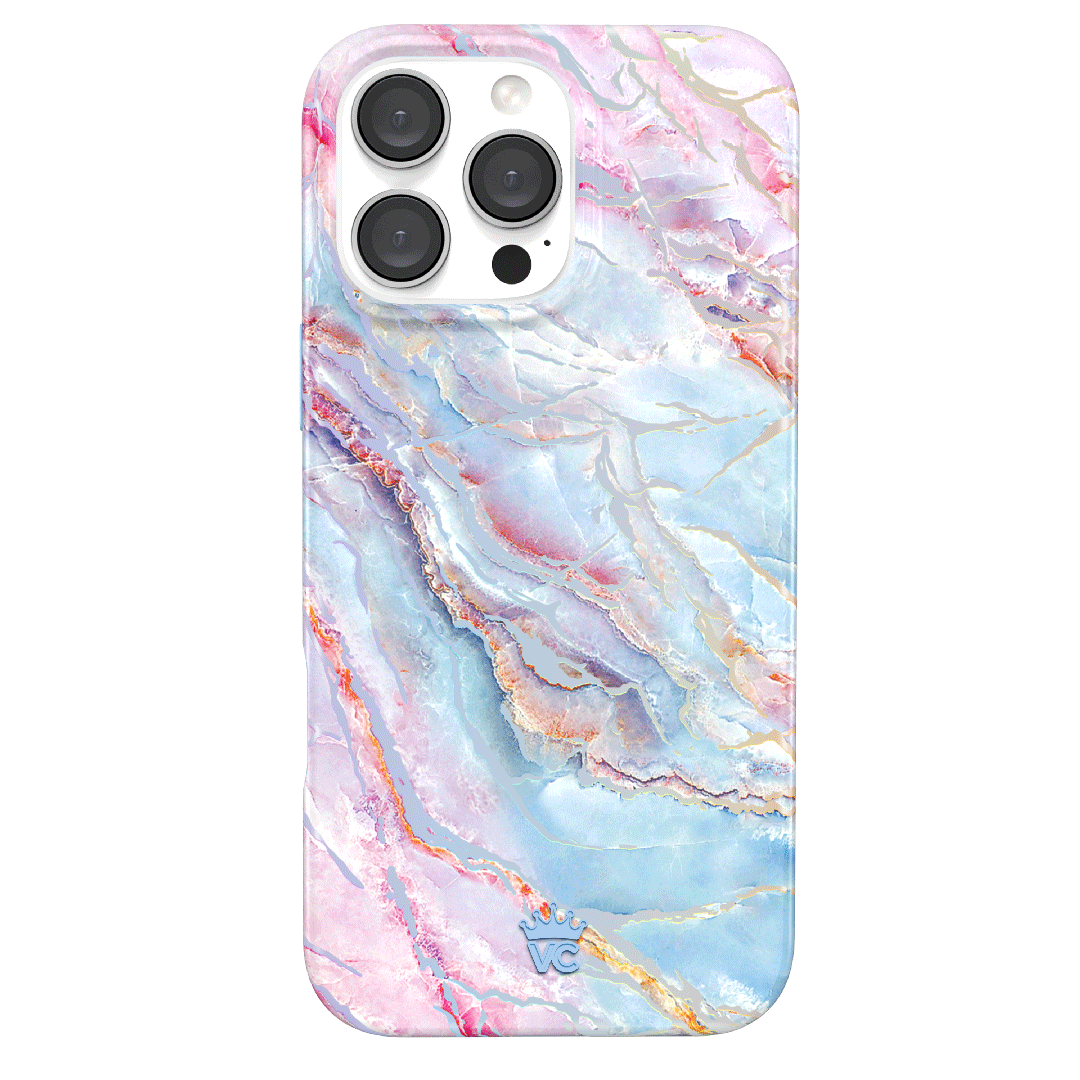 Holo Moonstone Marble iPhone Case - Protective & Stylish Phone Cover for iPhone 13/14/15 Pro Max - Perfect for Everyday Use, Travel & Gift Giving